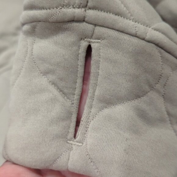 Lululemon Scuba Oversized Quilted Half Zip Riverstone - Picture 10 of 13